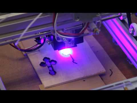 8 watt (8000 mw) solid-state (diode) laser add-on (attachment) for any 3D printer and CNC router