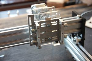 An Endurance 4 watt infrared diode-pumped solid-state (DPSS) laser metal marking head