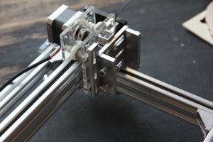 An Endurance 4 watt infrared diode-pumped solid-state (DPSS) laser metal marking head