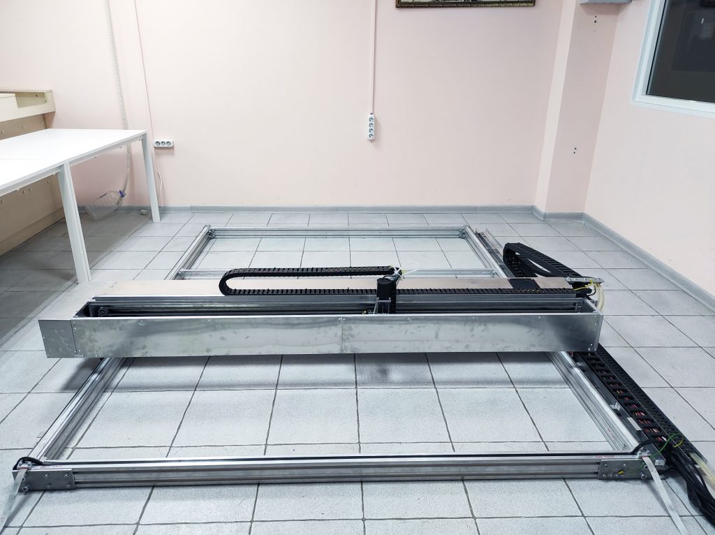 An Endurance 80 watt Custom Co2 Laser Machine with 6x5' (2x1.7 m) working size area