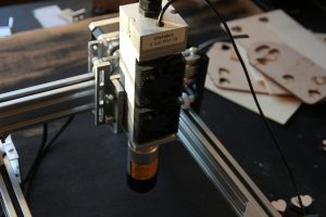 An Endurance 4 watt infrared diode-pumped solid-state (DPSS) laser metal marking head