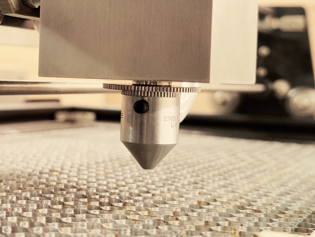 An Endurance laser air nozzle: ver 1.0 / ver 2.0 (fully open-source). Make your laser cutting fast and accurate!