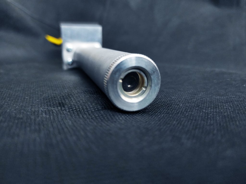 An Endurance 4 watt infrared diode-pumped solid-state (DPSS) laser metal marking head